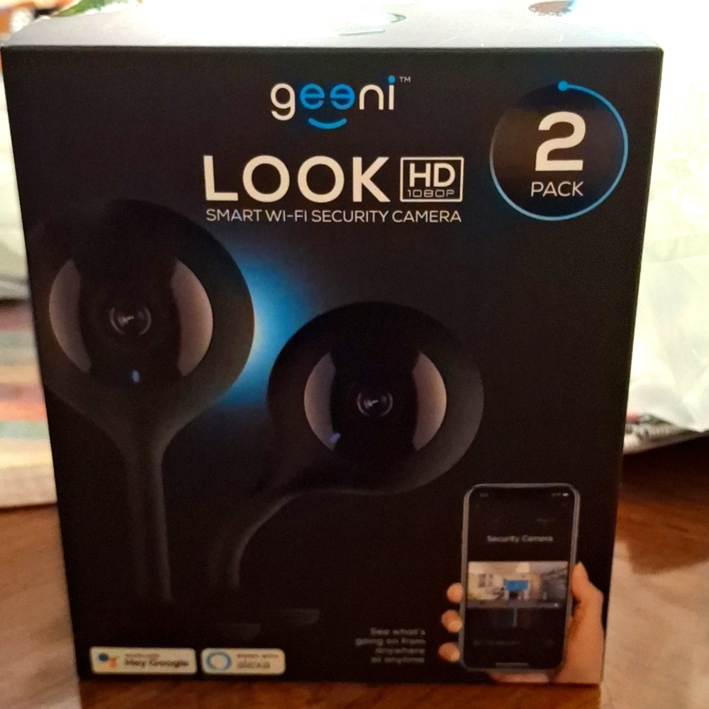 Geeni Look wifi home security camera system - 2 pack